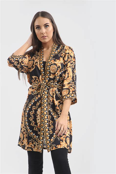 versace kimono robe|Versace kimono for women.